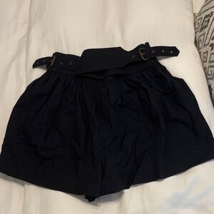 Ulla Johnson Black High Waist Women's Shorts